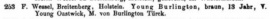 Young Burlington, Hamburg 1863 exhibition catalogue.
