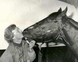 Dancing Brave with his lad